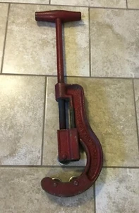 extra large NYE Tool Works Vintage Pipe Cutter Heavy Duty No.4 Barnes Type  USA - Picture 1 of 12
