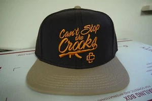Gorra a presión Can't Stop the Crooks AK47 - marrón/beige totalmente nueva con etiquetas - Imagen 1 de 2