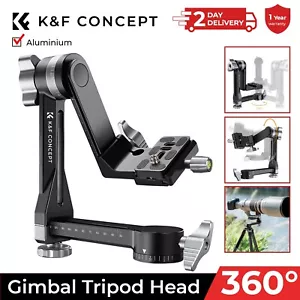 K&F Concept Tripod Gimbal Head 360° Panoramic Heavy Duty 20kg Load for DSLR SLR - Picture 1 of 8