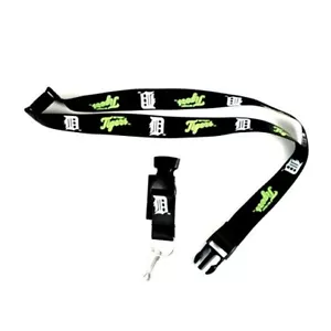 Detroit Tigers MLB Black Neon Lanyard - Picture 1 of 1