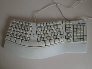clavier X00 Microsoft ergonomique X03 vintage collection rétro - Photo 1/12