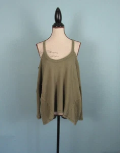 Größe: M DELETTA Schulterfreier Pullover Oberteil Olivgrün Relaxed Fit Damen  - Bild 1 von 10