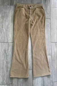 Vintage Lee Beige Cordhose 1970 34x34 High Waist - Bild 1 von 8