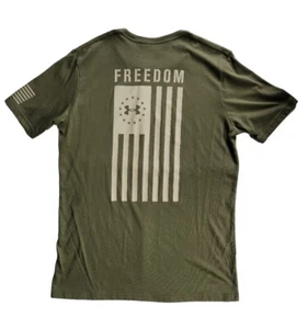 Under Armour T-Shirt Herren Erwachsene Medium Militär Grün Leicht Outdoor EUC  - Bild 1 von 11