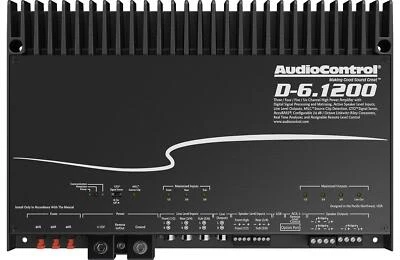 AudioControl D-6.1200 Amplificador Coche 6 Canales Procesamiento Señal Digital Amplificador DSP Foto 1 de 4