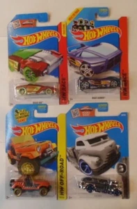 Hot Wheels - lot of 4 - Rogue Hog, Night Burner, Jeep CJ-7 + Mig Rig - Picture 1 of 9