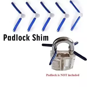 10 stücke Vorhängeschloss Shim Pick Set Zubehör Werkzeug Lock Home Werkzeug ' φ✨ - Bild 1 von 8