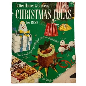 Vintage 1958 Better Homes & Gardens Magazine Christmas Ideas 172 Pages Amazing - Picture 1 of 15