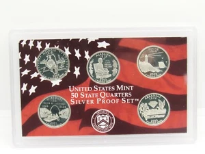 2003-S US Mint 5 State Quarter Proof .90 Silver IL MS ME AR AL No Box No COA - Picture 1 of 2