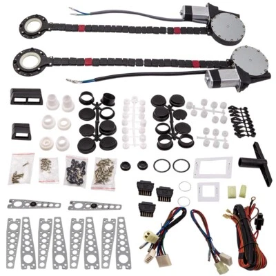 KIT ALZACRISTALLI ELETTRICI 2 Universale Conversione Regolatore Ascensore 12V - Immagine 1 di 4