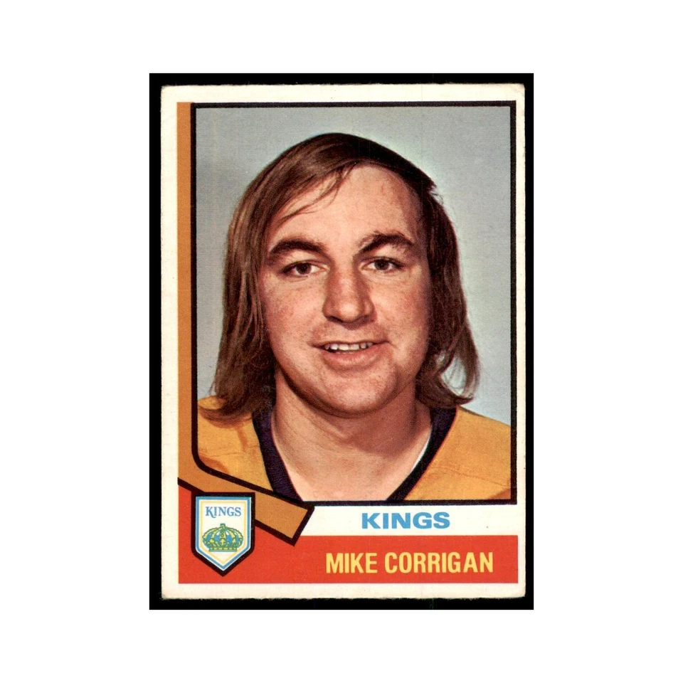 1974 O-Pee-Chee Mike Corrigan (Damaged) Los Angeles Kings #37 - Image 1 of 3