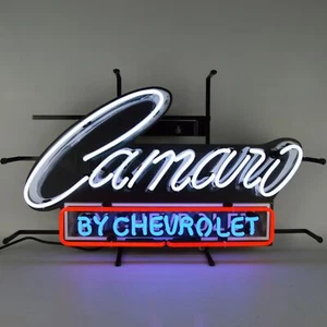 Chevrolet Camaro Neon Sign by NEONETICS 5CAMCH - Picture 1 of 1