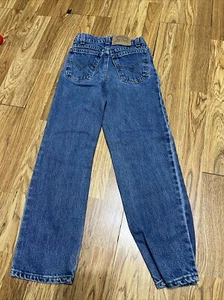 Vintage Kids Levi’s 90s 550 Relaxed Fit Slim Orange Tab Width 22.5 Length 23.5 - Picture 1 of 8