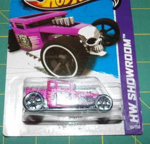 Hot Wheels HW Showroom American Turbo 2013 - scuotibone - rosa - buona scheda - Foto 1 di 3