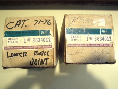 1971 1972 1973 1974 1975 1976 Cadillac Eldorado Lower Ball Joint 3634012, K5249 - Image 1 of 2