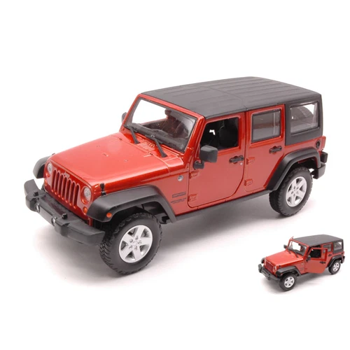JEEP WRANGLER UNLIMITED 2015 COPPER METALLIC SE TRUCKS 1:24 Maisto Auto Stradali - Immagine 1 di 1