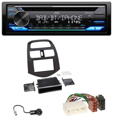 JVC Bluetooth MP3 USB DAB CD Autoradio für Chevrolet Spark (KLM 2012-2013) - Bild 1 von 4