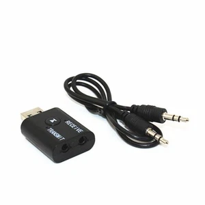 Mini USB Bluetooth Transmitter Receiver 3.5mm AUX Audio Adapter Dongle For PC TV - Photo 1/10