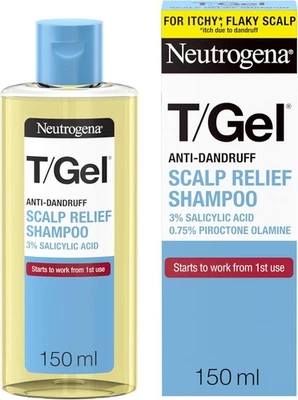 Neutrogena T/Gel Scalp Relief Anti-Dandruff Shampoo 150ml UK