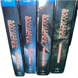 Battlestar Galactica Mega Lot Blu-Ray Seasons 1-4! EUC! - Picture 1 of 18