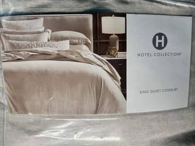 Juego de funda nórdica King de lujo de 3 piezas de lino mezcla modal natural Hotel Collection $550 Foto 1 de 4