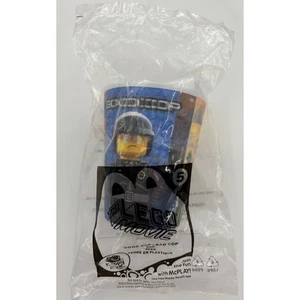 2014 The Lego Movie McDonald's Happy Meal #5 GOOD COP/BAD COP Linticular cup NIP - Picture 1 of 5
