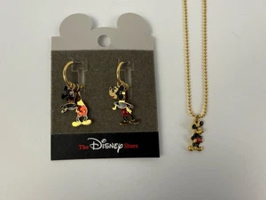 Disney Store Mickey Mouse Halskette und Ohrring Set - NEU - Bild 1 von 9