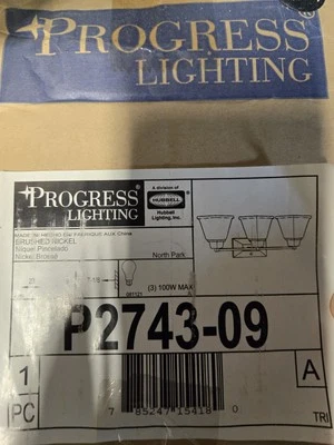 Progress Lighting P2743-09 Bathroom Vanity - Image 1 of 2