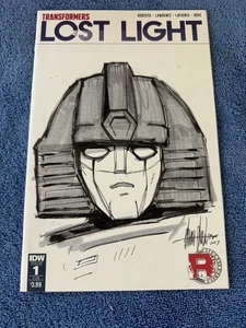 Transformers Lost Light #1 Artist Drawn Sketch Cover Rare IDW Comic - Picture 1 of 3