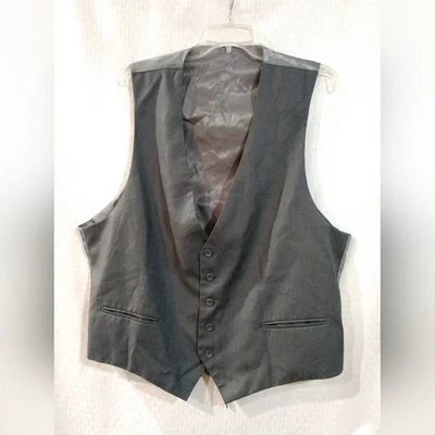 Chaleco Traje Hombre Caravelli Gris Talla 48R, Pecho 48" Foto 1 de 4