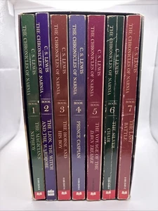 The CHRONICLES OF NARNIA Box Set von C.S. Lewis, 5 Bücher fehlen #2 & 7 - Bild 1 von 13
