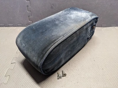 Cadillac Fleetwood Deville Brougham 1977-1992 reposabrazos asiento central tela azul OEM Foto 1 de 4