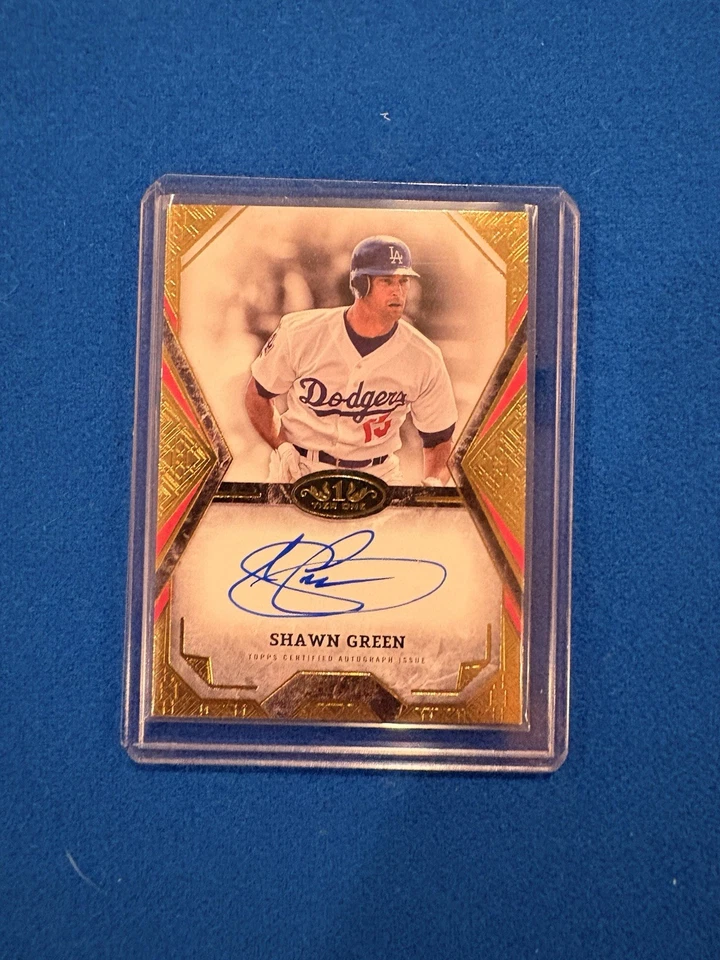 Autógrafo Topps Tier One 2024 - Tier One Talent Shawn Green #TOTA-SG 91/149 (AU) Foto 1 de 2