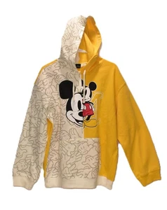 Sudadera con Capucha Mickey Mouse Gráfico Dividido Juniors XL Pullover Sudadera Bloque de Color - Imagen 1 de 7