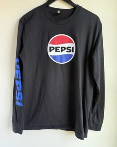 Pepsi Employee Large schwarzes langärmliges Herrenhemd AS Farbe Piqué Spruch gebraucht, in einwandfreiem Zustand - Bild 1 von 13