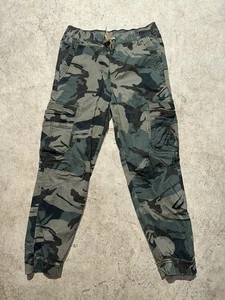 Wrangler Youth Boys Sz 10 Regular Green Camouflage Cargo Pants Adjustable Waist - Picture 1 of 6