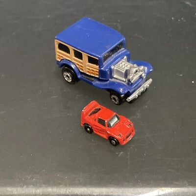 GALOOB Vintage MICRO MACHINES - Insiders Ford Woody Wagon + Mini Car - Immagine 1 di 4