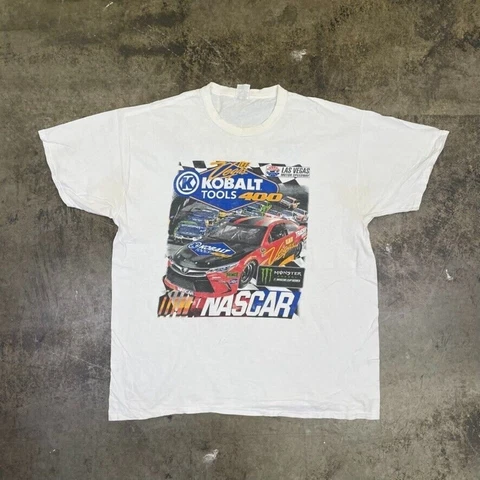Nascar Graphic 90s Las Vegas Speedway USA Racing T-Shirt S-3XL Cover