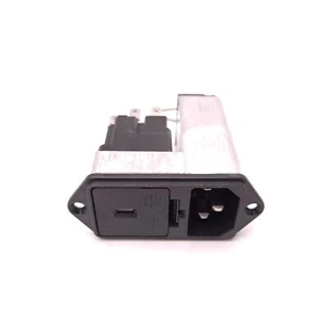 Schurter CEL0.6100.151 Panel Mount Power Entry Connector Module 125/250VAC 10A - Picture 1 of 5