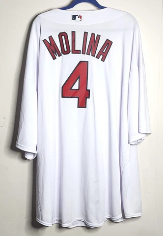 Yadier Molina #4 St Louis Cardinals Majestic Cool Base Stitched Jersey Size 5XL Cover