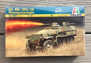 ITALERI 1/72 WW II German Sd.Kfz.251/16 Flammpanzerwagen Halftrack Model 7067 FS - Picture 1 of 11
