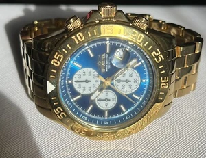 Reloj para hombre Invicta Aviator 18855 esfera azul resistente al agua 100 m talla 7"" - 177,3 g - Imagen 1 de 7