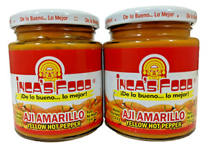 2 Aji Amarillo Pasta Yellow Hot Pepper Paste 212.6 gr EXP 3/25 Producto Peruano