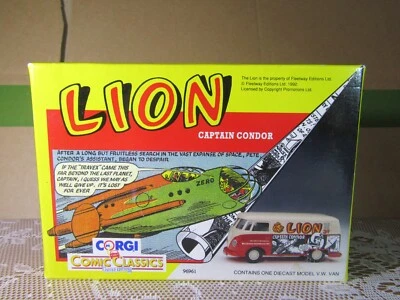 589Y Corgi Comic Classics 96961 Box Empty for VW Combi T1 Van Lion Condor - Image 1 of 4