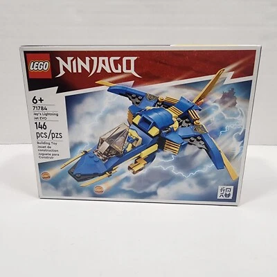 LEGO NINJAGO Jay Lightning Jet EVO Juego de Avión de Juguete 71784 146 Piezas Nuevo Precintado Foto 1 de 3