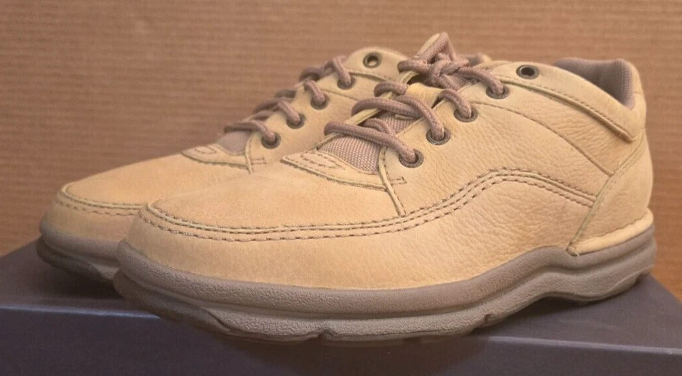 Rockport 男式世界巡回赛经典尺寸:8 X 宽砂磨 K70883 — 第 1/4 张图片