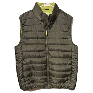 Pacific Trails Men’s Green Puffer Zip Front Pockets Vest Size M - Picture 1 of 5