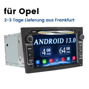64GB Android 13 Autoradio GPS DVD+CD Opel Corsa C/D Astra H Zafira Vectra Signum - Bild 1 von 13