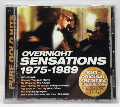 Overnight Sensations 1975-1989 Various Art Recording Rock Pop Music CD 1999 USED Foto 1 de 2