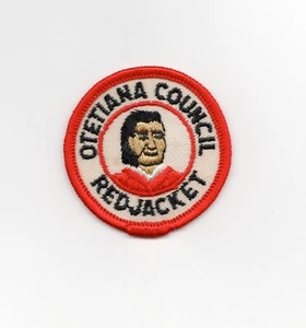 Vintage 1960's Boy Scouts BSA Otetiana Council RedJacket District Patch - Picture 1 of 2